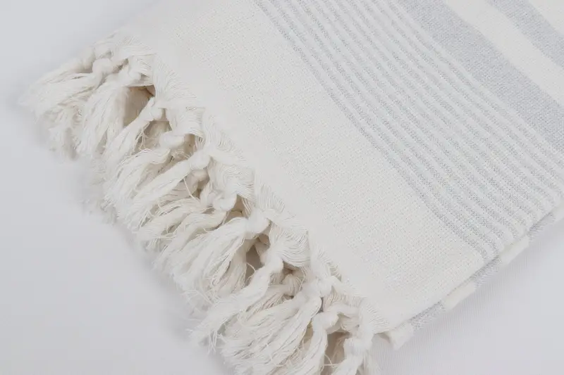 Turkish Towel Beach Towel, 68x40 Cotton Striped Terry Towel, Quick-dry towel, Turkish Towel Bulk, Valentines Gift, Luxury towel, Sand-free towel - 7