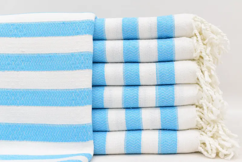 Wedding Hand Made Gift, Turkish beach towel, Bridesmaid Gifts, Personalized Gift For Him, Gift For Him, Spa Gift Towel, 70x36 Cotton Striped Towel - 1