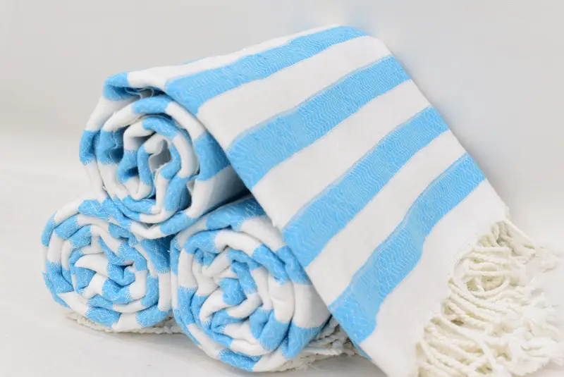 Wedding Hand Made Gift, Turkish beach towel, Bridesmaid Gifts, Personalized Gift For Him, Gift For Him, Spa Gift Towel, 70x36 Cotton Striped Towel - 8