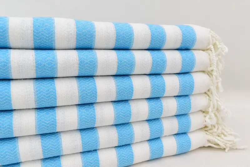 Wedding Hand Made Gift, Turkish beach towel, Bridesmaid Gifts, Personalized Gift For Him, Gift For Him, Spa Gift Towel, 70x36 Cotton Striped Towel - 5