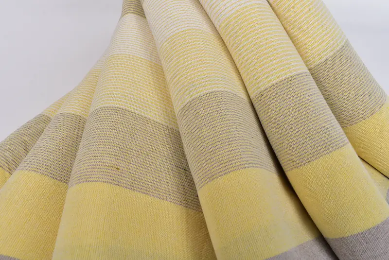 Spa Towel, Customized Towels, Fringed Turkish towel for poolside, Housewarming Gift, Turkish towel, 68x40 Cotton Striped Towel, Lightweight towel - 5