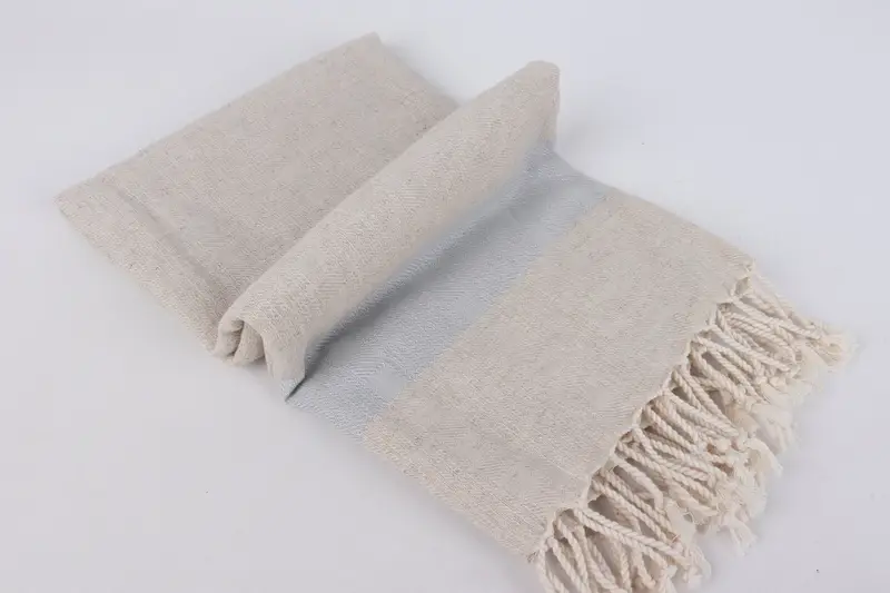 Beach Towel Monogram, Housewarming Gift, Personalized Turkish Towel, Best Wedding Gift, Quick-dry peshtemal, Grandma Gift, 70x36 Linen Striped Towel - 6