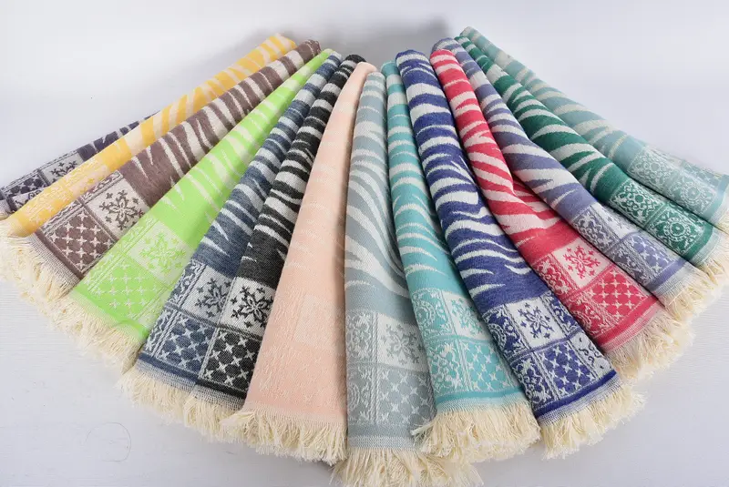 Monogram Dish Towel, Turkish Tea Towel, Turkish Towel Monogram, 28x20 Cotton Striped Towel, Gym Towel, Personalized Gifts, Monogrammed Hand Towel - 4