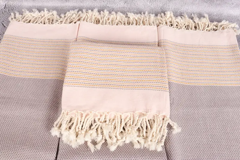64x40 Cotton Diamond Towel, Girls Weekend Getaways Gifts, Sand-resistant towel, Hammam towel, Mother Of The Groom Gift, Bridal Shower Favors - 4