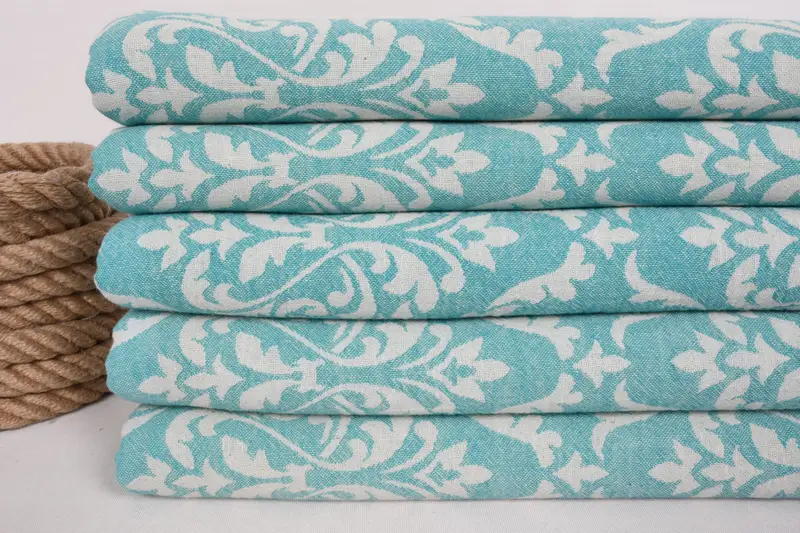 Personalized Beach Towel, Bridal Shower Favors, Organic Towel, 68x36 Cotton Baroque Towel, Bachelorette Party Decorations, Gift For Coworker - 3