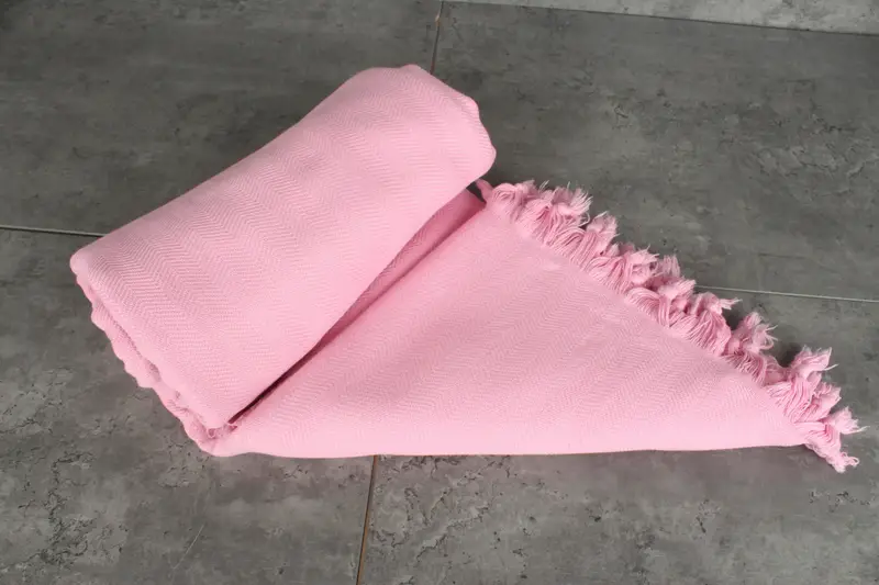 Throw Blanket, Cotton Bedspread, Decorative Blanket, 88x70 Cotton Stonewashed Chevron Towel, Beach Theme Bachelorette Party, Bedspread - 7