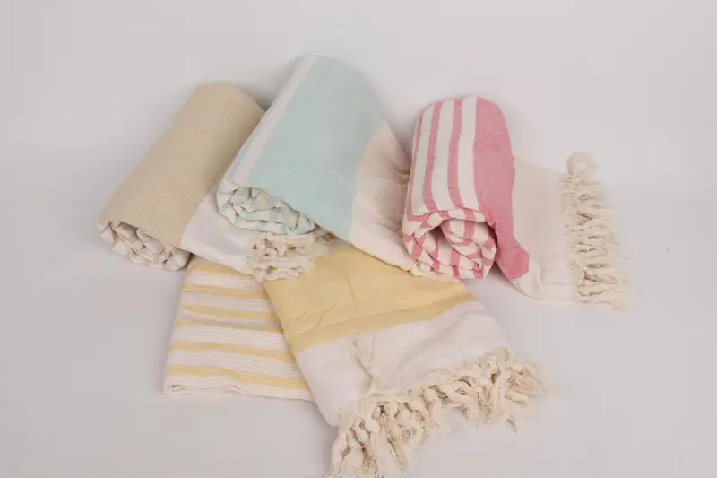 Embroidered Towel, Decorative Towel, Grandma Gift, 64x36 Cotton Striped Terry Towel, Custom Beach Towel, Bachelorette Party Gift, Pool Towels - 5
