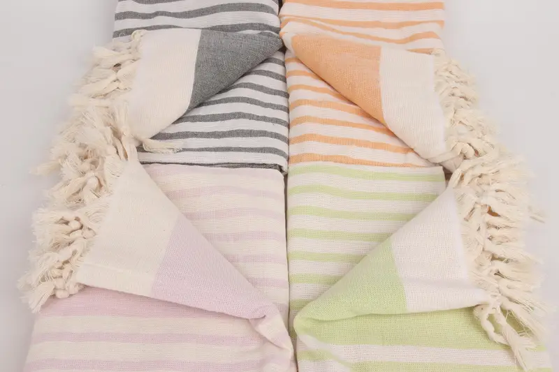 Embroidered Towel, Decorative Towel, Grandma Gift, 64x36 Cotton Striped Terry Towel, Custom Beach Towel, Bachelorette Party Gift, Pool Towels - 4