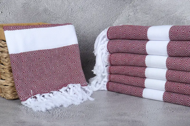Welcome Wedding Gift, Quick-dry towel, 70x40 Cotton Diamond Towel, Bachelorette Party Gift, Miami Bachelorette Party Favors, Wedding Gift - 3