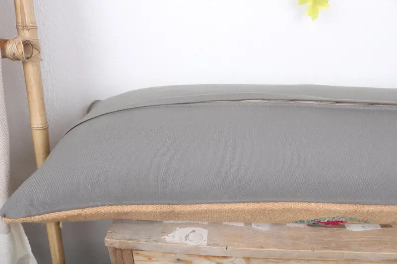 Cushion Case, 16x48 Beige Pillow Case, Bench Pillow Case, Vintage Kilim Throw Pillow, Turkish Bench Pillow Cover, Pillow for Sofa, Turkish Pillow - 6