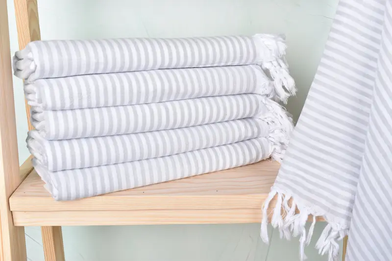 Bachelor Party Favors, Beach Towel Bulk, 68x36 Cotton Striped Towel, Summer Gift Ideas, Custom Gift, Bridesmaid Gift, Gift For Her, Family Gift - 1