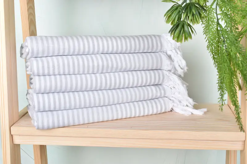 Bachelor Party Favors, Beach Towel Bulk, 68x36 Cotton Striped Towel, Summer Gift Ideas, Custom Gift, Bridesmaid Gift, Gift For Her, Family Gift - 2