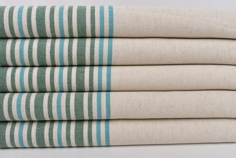 Bathroom Towel, Sand-resistant Turkish towel for travel, Bachelor Gifts, Bridal Shower Favors, 70x40 Linen Striped Towel, Turkish Towel Beach - 2