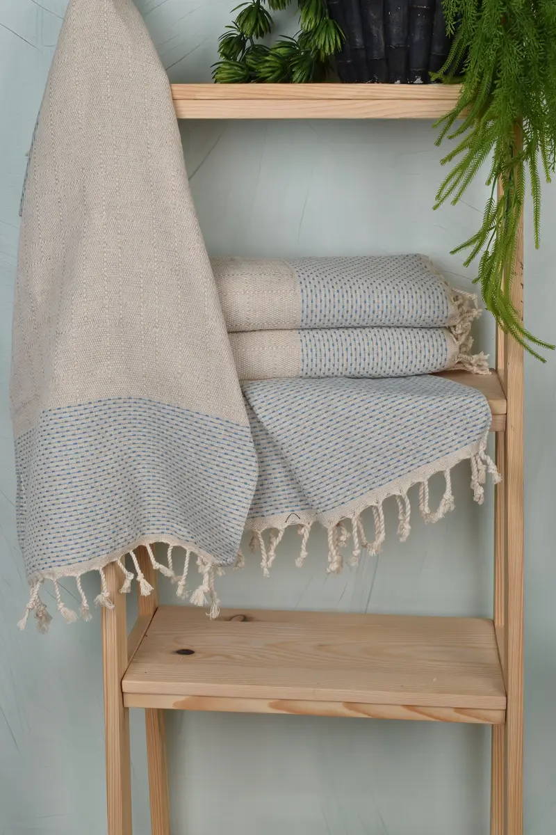 Turkish Towel Hand Towel, Monogrammed Hand Towel, Valentine Day Gift For Her, Turkish Hand Towel, Home Decor Towel, 40x20 Cotton Polka Dot Towel - 6