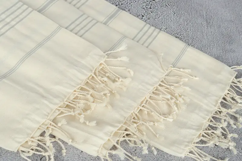 Handwoven Turkish bath towel, Peshtemal Towel USA, Birthday Gift, Quick-dry peshtemal, 70x40 Linen Striped Towel, Best Friend Gift, Luxury towel - 5