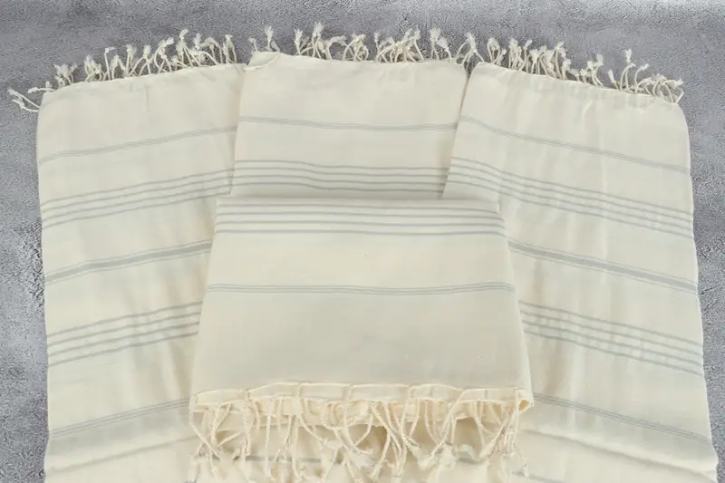 Handwoven Turkish bath towel, Peshtemal Towel USA, Birthday Gift, Quick-dry peshtemal, 70x40 Linen Striped Towel, Best Friend Gift, Luxury towel - 4