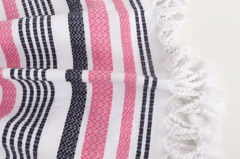 70x36 Cotton Striped Towel, Bridal Shower Favors, Sand-resistant towel, Best Friend Gift Ideas, Custom Wedding Gifts, Peshtemal Towel USA - 8
