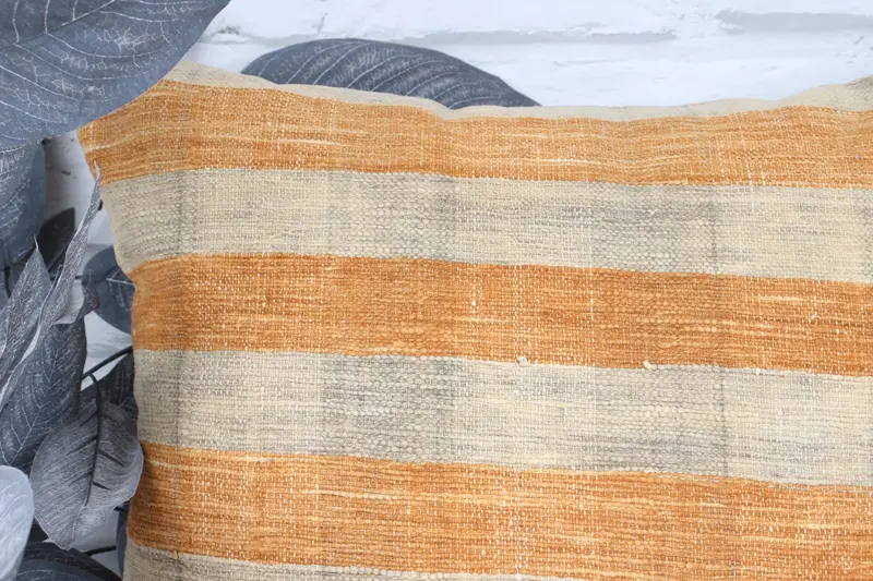 Vintage Pillow, Vintage Kilim Throw Pillow, Indoor Pillow Cover, Anatolian Pillow, 18x18 Orange Cushion, Cushion, Interior Designer Pillow - 2