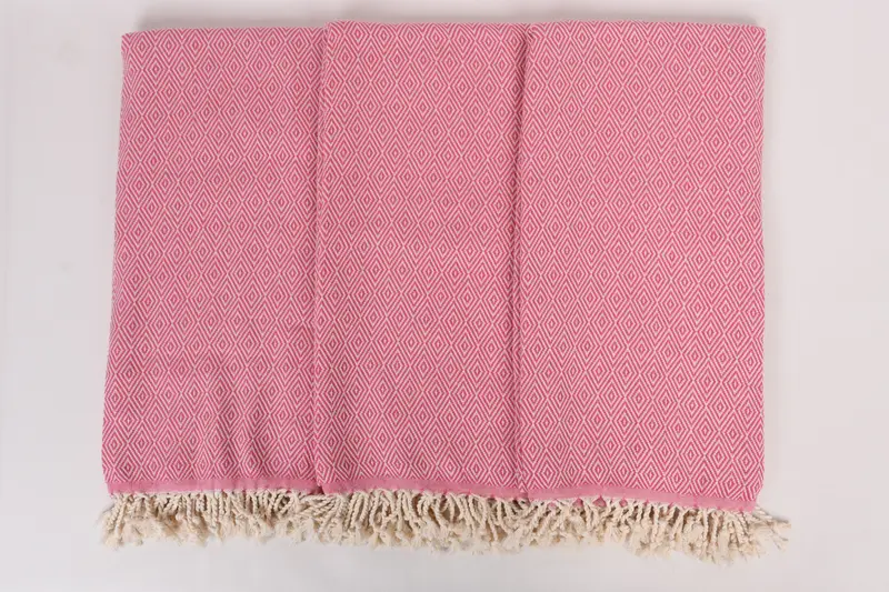 Personalized Bridesmaid Gift, Monogram Turkish Towel, Friends Beach Towel, Scarf Towel, 70x40 Cotton Diamond Towel, Home Gift, Travel towel - 7