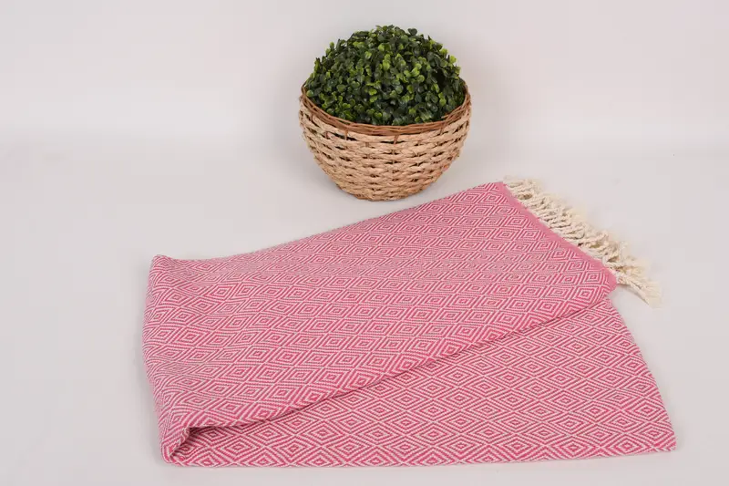Personalized Bridesmaid Gift, Monogram Turkish Towel, Friends Beach Towel, Scarf Towel, 70x40 Cotton Diamond Towel, Home Gift, Travel towel - 4