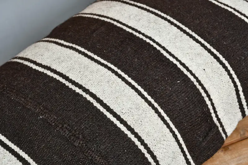 Antique Pillows, Pillow Sham, Kilim Pillow, Vintage Kilim Pillow Pillow Case, 20x28 White Cushion, Ethnic Pillow Sham, Vintage Kilim Throw Pillow - 3