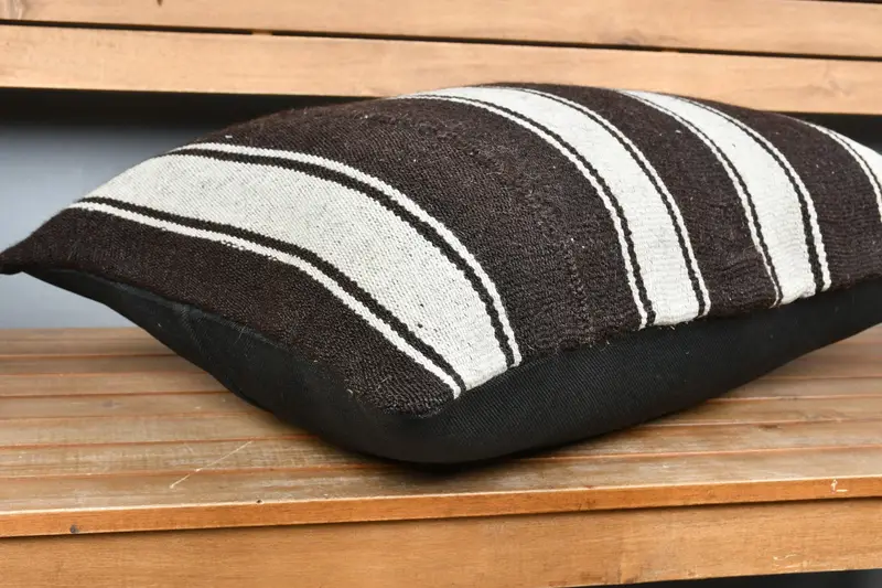 Antique Pillows, Pillow Sham, Kilim Pillow, Vintage Kilim Pillow Pillow Case, 20x28 White Cushion, Ethnic Pillow Sham, Vintage Kilim Throw Pillow - 4