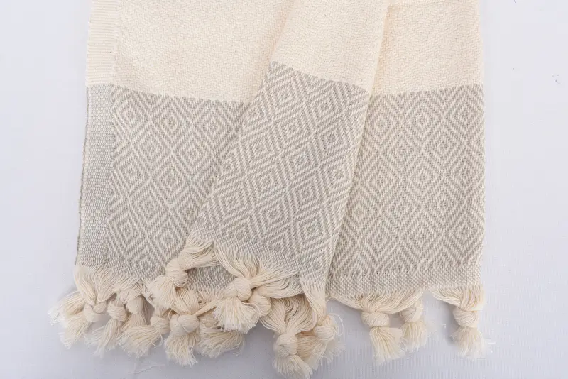Small Bath Towels, Employee Gifts, Bathroom Towels, Bridesmaid Gift, Turkish Towel Hand Towel, 36x20 Cotton Diamond Towel, Best Friend Gift - 8