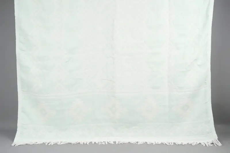 Custom Turkish Towel Mint Organic Cotton Bath Towel, 40x73 Inches