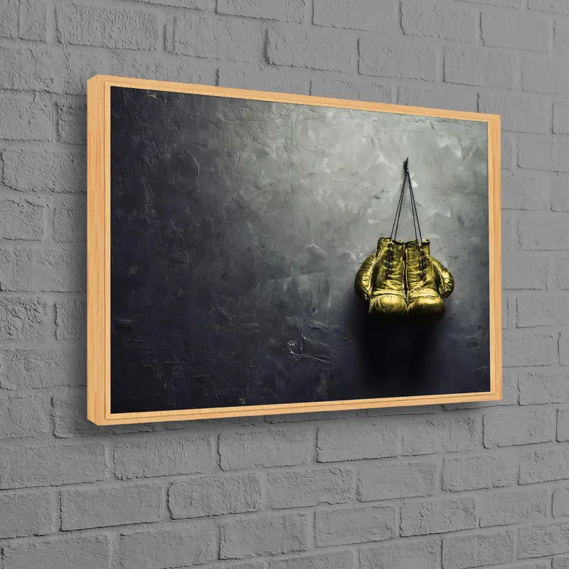 男の洞窟と男の子の部屋用のエレガントなボクシング キャンバス プリント