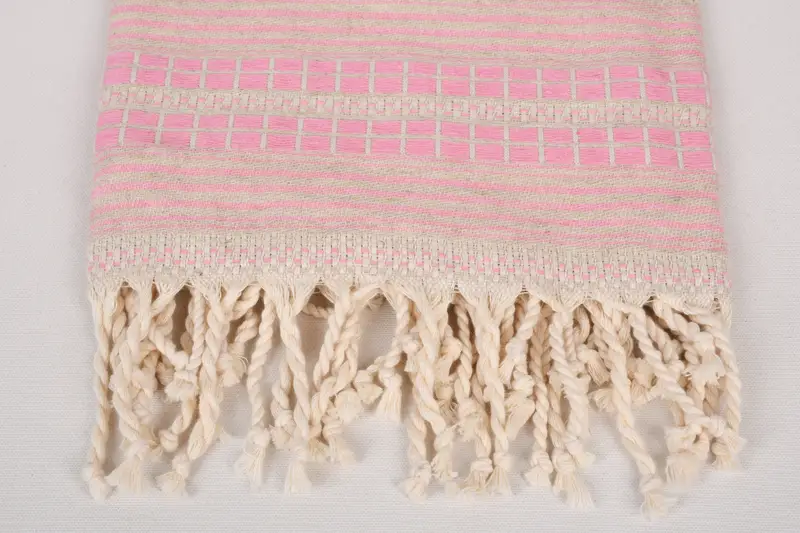 Spa Towel, 68x40 Linen Striped Towel, Valentines Gift, Personalized Bridesmaid Gift, Girls Weekend Getaways Gifts, Gift For Her, Large Turkish Towel - 3