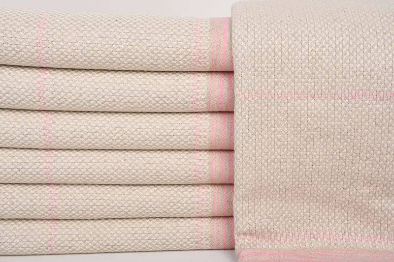 Spa Towel, 68x40 Linen Striped Towel, Valentines Gift, Personalized Bridesmaid Gift, Girls Weekend Getaways Gifts, Gift For Her, Large Turkish Towel - 1