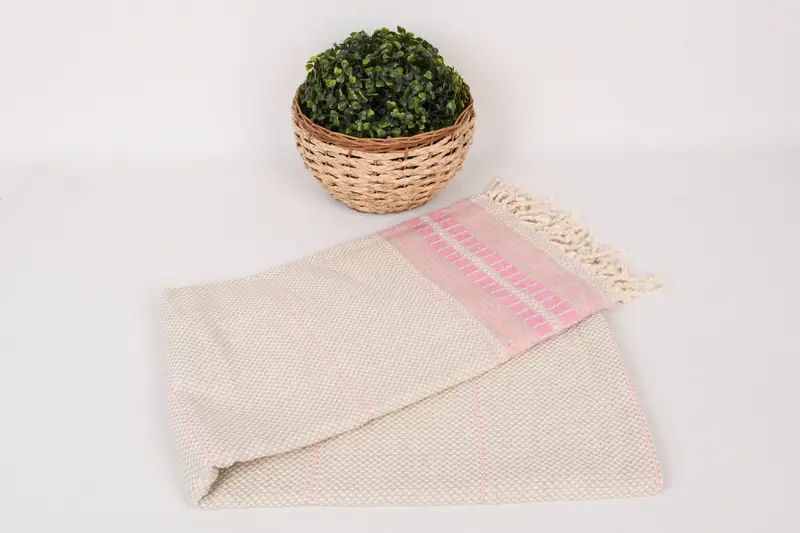 Spa Towel, 68x40 Linen Striped Towel, Valentines Gift, Personalized Bridesmaid Gift, Girls Weekend Getaways Gifts, Gift For Her, Large Turkish Towel - 4