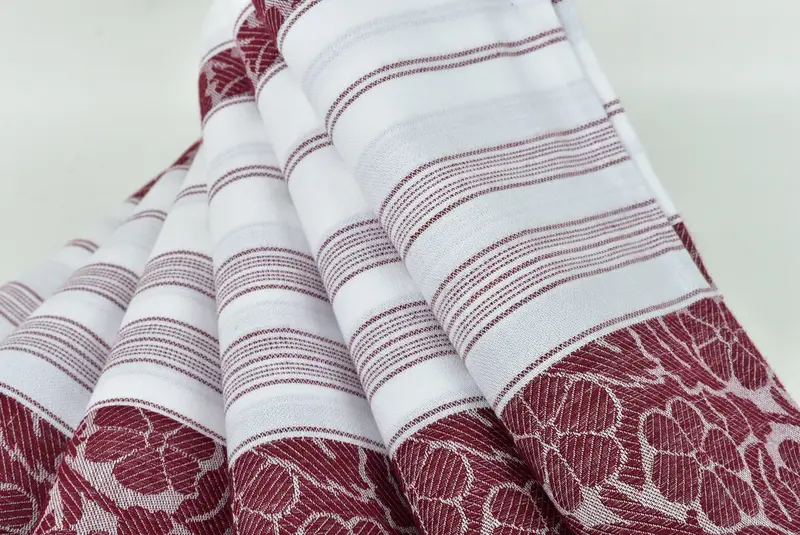 Home Decor Towel, 70x40 Cotton Daisy Design Towel, Lightweight Turkish towel, Spa Towel, Soft and absorbent Turkish towel, Custom Towel, Thin towel - 5