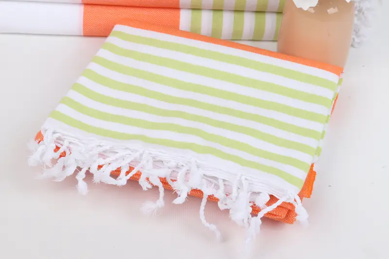 Custom Wedding Gifts, Personalized Home Gift Wedding, Turkish Towel USA, Scarf Towel, Unique Gift, 70x40 Cotton Striped Towel, Bridal Shower Gift - 5