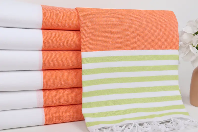Custom Wedding Gifts, Personalized Home Gift Wedding, Turkish Towel USA, Scarf Towel, Unique Gift, 70x40 Cotton Striped Towel, Bridal Shower Gift - 2