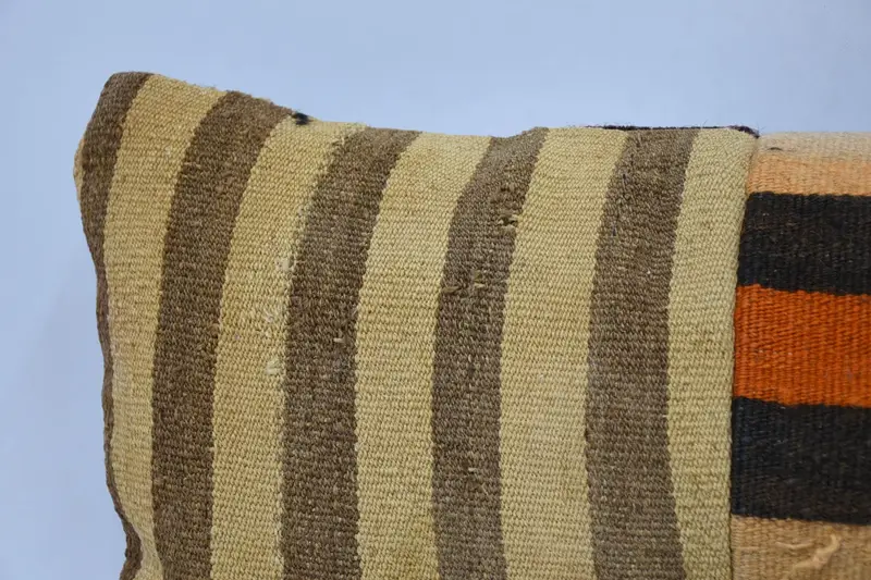 Kilim Pillow, 12x36 Beige Pillow Cover, Interior Designer Pillow, Pillow for Couch, Ethnic Throw Cushion Cover, Shabby Chic Cushion Case, Cushion - 2