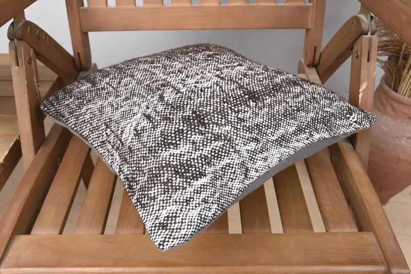 14x14 White Cushion Case, Hippie Throw Pillow Sham, Luxury Cushion, Turkish Pillow, Interior Designer Pillow, Cushion, Vintage Pillow - 3