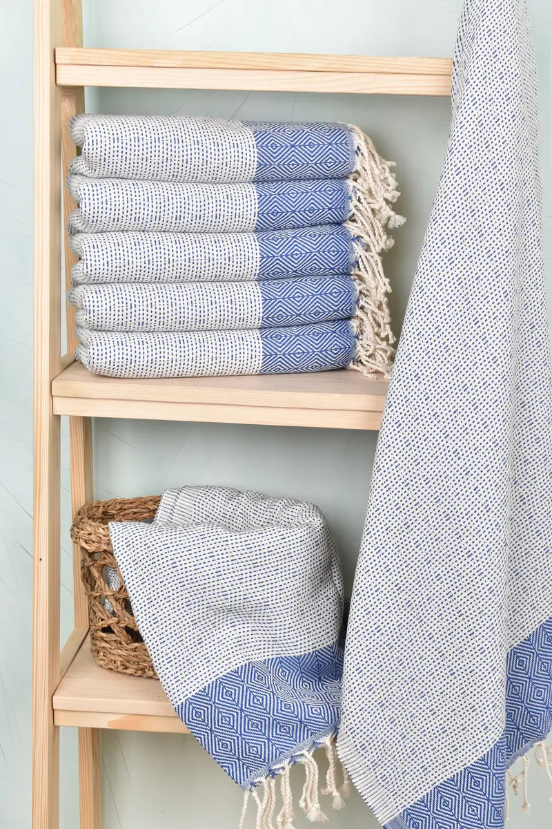 70x40 Cotton Diamond Towel, Bridal Shower Gift, Monogrammed Beach Towel, Bachelor Bachelorette Party Favors, Turkish Beach Towel Bulk, Baby Boy Gift - 3