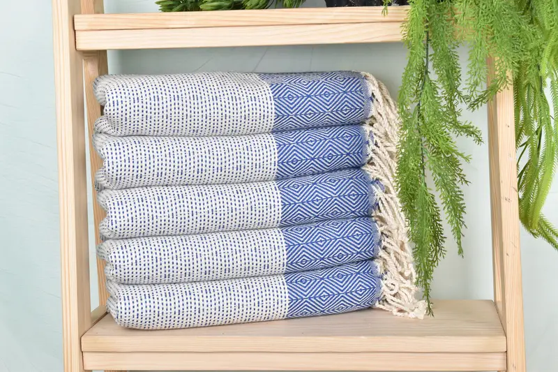 70x40 Cotton Diamond Towel, Bridal Shower Gift, Monogrammed Beach Towel, Bachelor Bachelorette Party Favors, Turkish Beach Towel Bulk, Baby Boy Gift - 1
