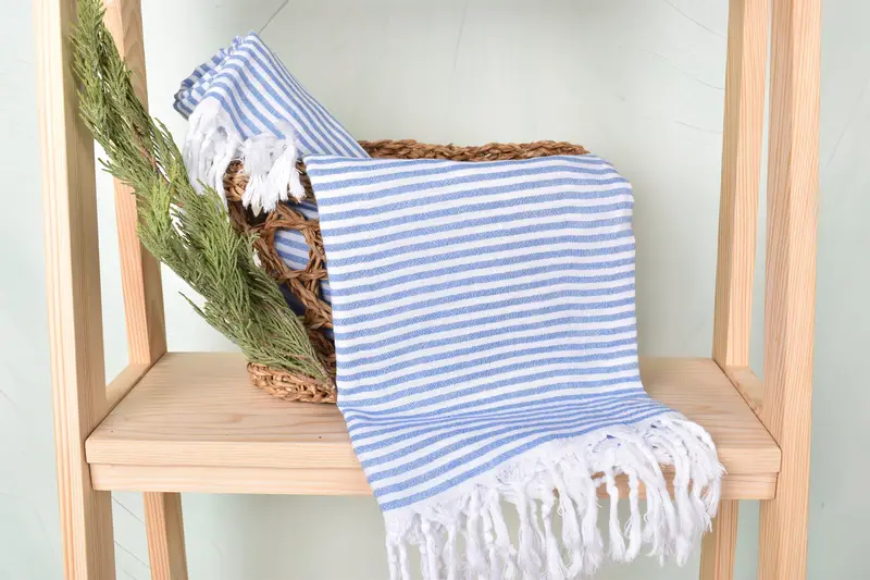 68x36 Cotton Striped Towel, Quick-dry towel, Turkish Bath Towel Set, Spa Towel, Personalized Bridesmaid Gift, Bridesmaid Proposal Gift, Bath towel - 4