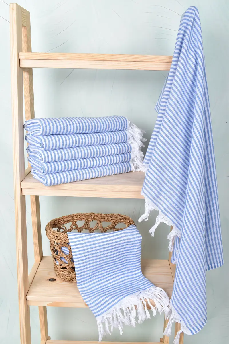 68x36 Cotton Striped Towel, Quick-dry towel, Turkish Bath Towel Set, Spa Towel, Personalized Bridesmaid Gift, Bridesmaid Proposal Gift, Bath towel - 3