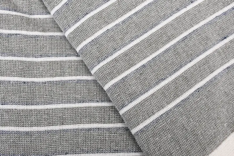 Beach Size Towel, Handmade Gift, Handwoven Turkish Towel, Valentines Day Gift, Cotton towel, 68x40 Cotton Striped Terry Towel, Sand-resistant towel - 5