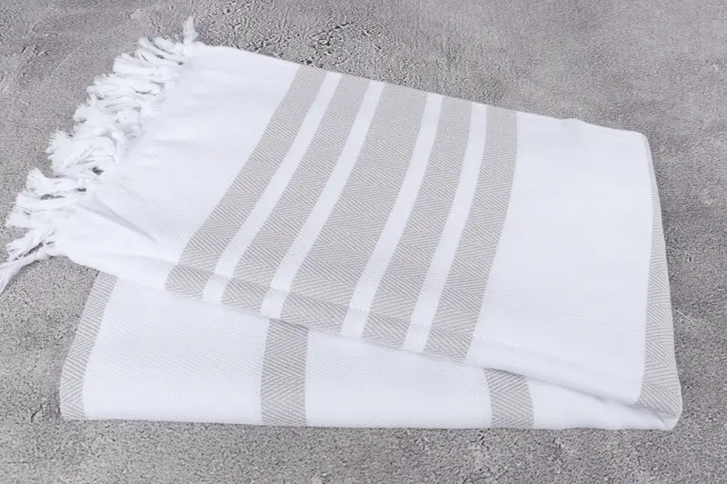 Monogram Turkish Towel, Personalized Gift, 70x40 Cotton Herringbone Towel, Organic Towel, Bachelorette Party Gifts, Bachelorette Party Favors Beach - 6