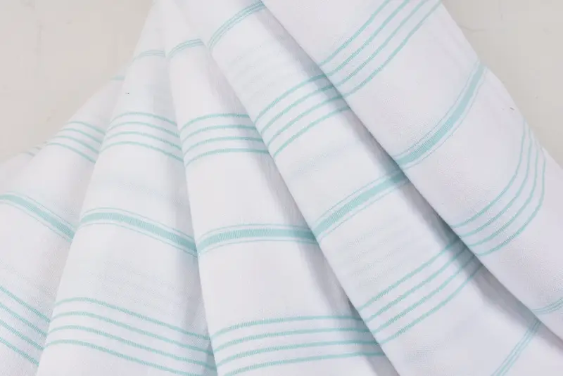 Welcome Wedding Gift, Thin towel, Fouta towel, Authentic Turkish hammam peshtemal, Organic Turkish towel, 70x40 Cotton Striped Towel, Spa Towel - 5