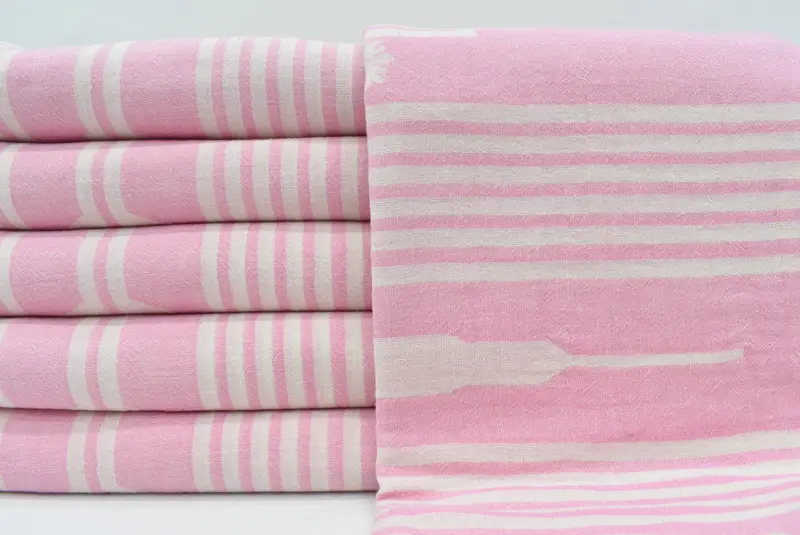 Spa Towel, Wedding Gift, Towel With Name, Gift Boxes Towel, 70x36 Cotton Striped Towel, Oversized Beach Towel, Hammam towel, Absorbent Turkish towel - 1
