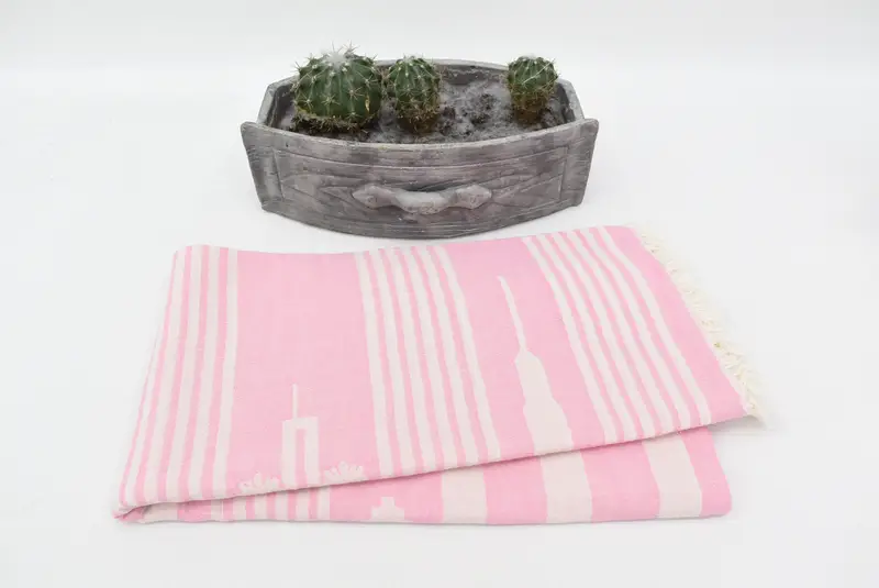 Spa Towel, Wedding Gift, Towel With Name, Gift Boxes Towel, 70x36 Cotton Striped Towel, Oversized Beach Towel, Hammam towel, Absorbent Turkish towel - 3