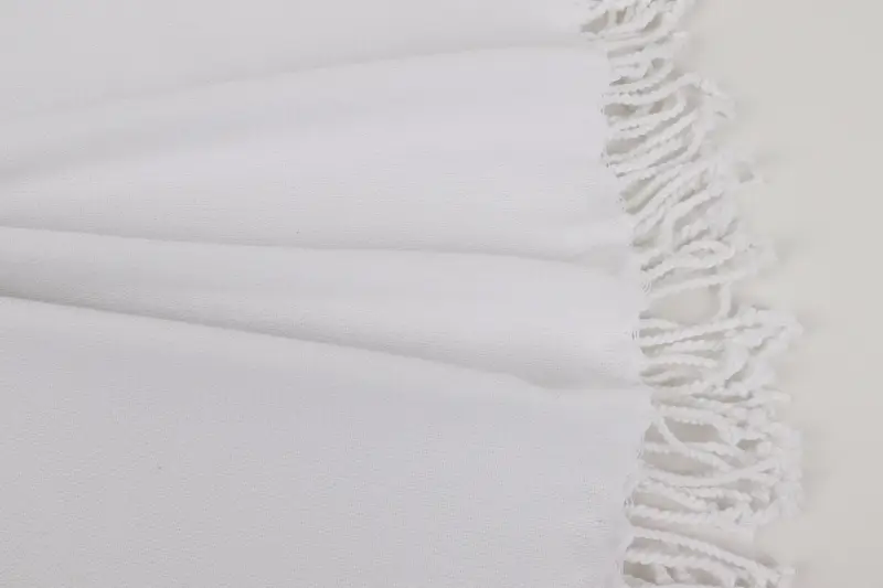 Luxury Turkish beach towel with fringe, Bachelorette Party Gift, 70x40 Cotton Solid Towel, Bridal Party Gifts, Travel towel, Gift For Her - 8