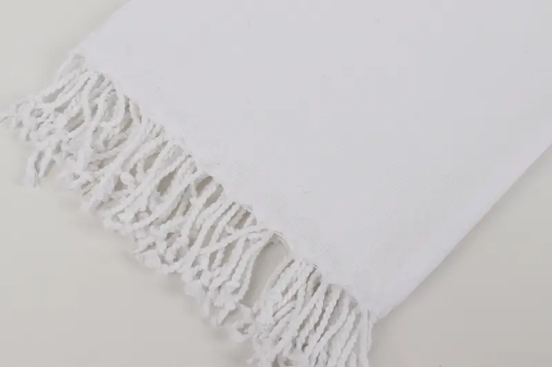 Luxury Turkish beach towel with fringe, Bachelorette Party Gift, 70x40 Cotton Solid Towel, Bridal Party Gifts, Travel towel, Gift For Her - 7