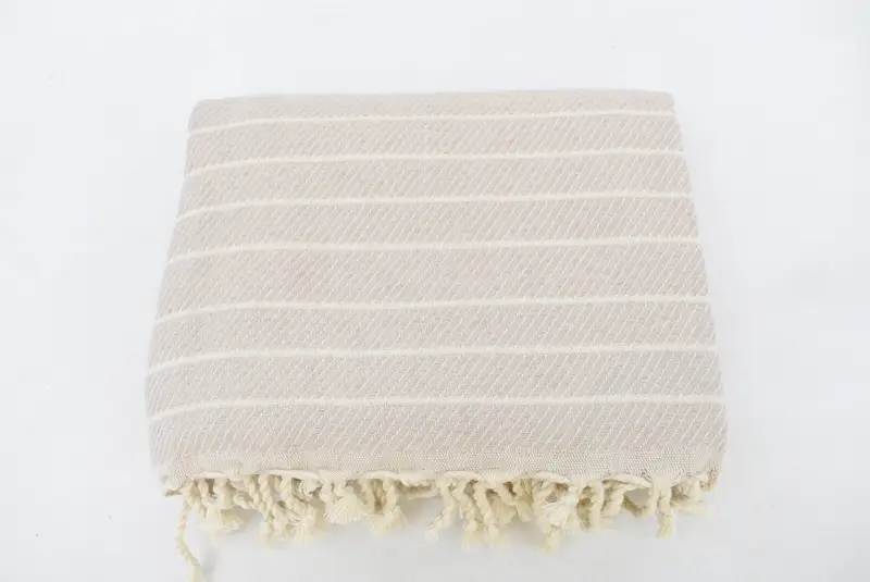 Absorbent towel, 70x40 Cotton Striped Towel, Monogram Turkish Towel, Bride Gift, Handwoven Turkish bath towel, Hammam towel, Monogram Towels - 5