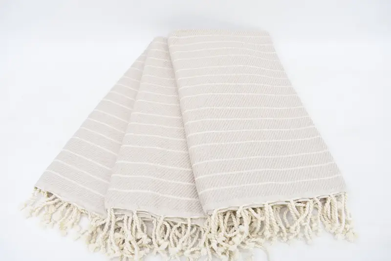 Absorbent towel, 70x40 Cotton Striped Towel, Monogram Turkish Towel, Bride Gift, Handwoven Turkish bath towel, Hammam towel, Monogram Towels - 3